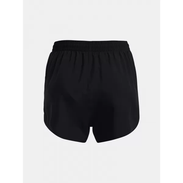  Damen-Shorts UNDER ARMOUR UA FLY BY 3'' SHORTS 1382853-001 SCHWARZ 
