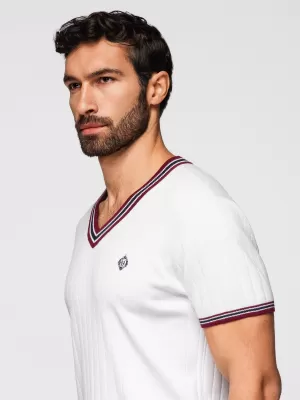 Herren-T-Shirt OMBRE OM-TSCT-0266 WEIß