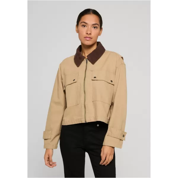  Damenjacke URBAN CLASSICS TB7726 UNION BEIGE 