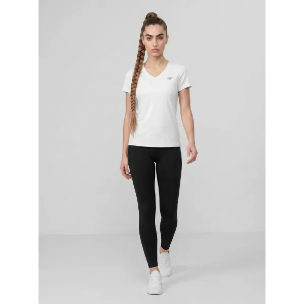  Damen-T-Shirt 4F WMM00TTSHF3307 WEIß 