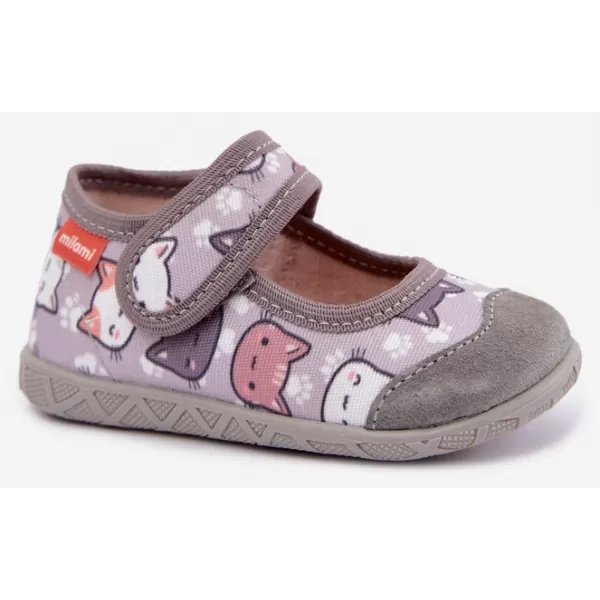  Kinderhausschuhe MILAMI 111/BR-34 GRAU 