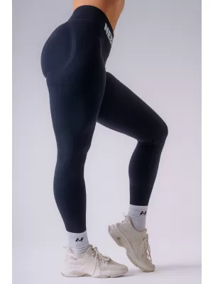 Leggings für Damen NEBBIA FLOW SEAMLESS 496 DUNKELBLAU