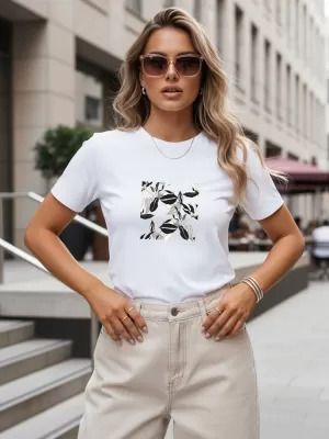 Damen-T-Shirt DSTREET NX8053RY-WH WEIß