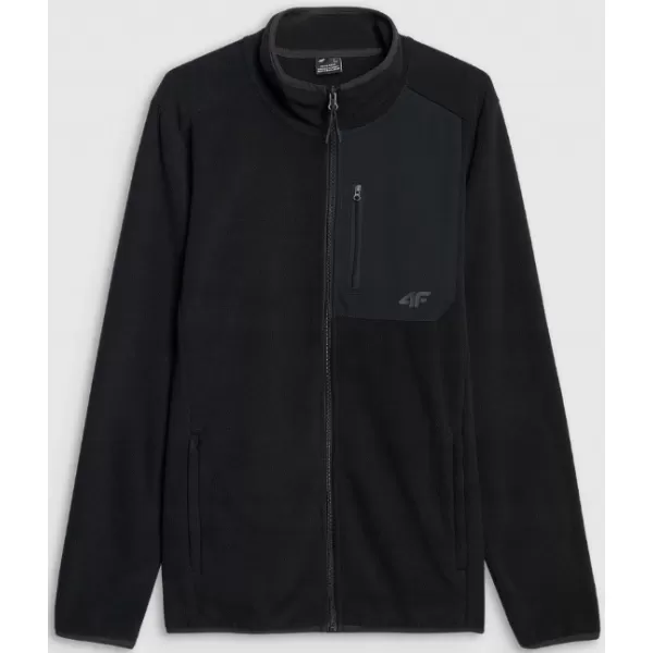  Fleece-Sweatshirt für Herren 4F WAW25TFLEM417 TIEFSCHWARZ 