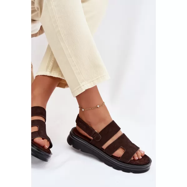 Damensandalen BIG STAR SHOES TT274483 BRAUN/BEIGE 