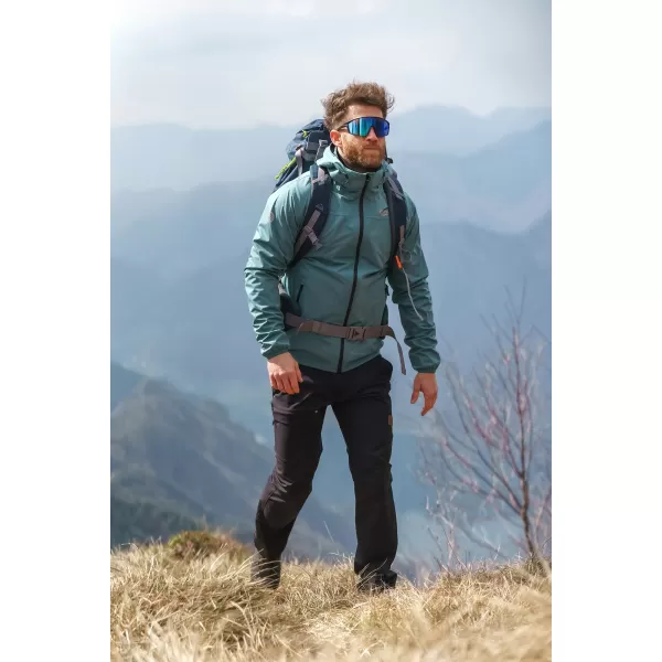  Wasserdichte Softshelljacke für Herren NORDBLANC EXPEDITIOUS NBSSM8323 GRÜN 