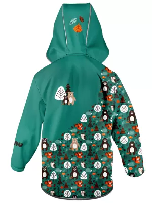 Isolierte Softshelljacke für Kinder WAMU MEDVĚDI TYRKYSOVÁ TÜRKIS