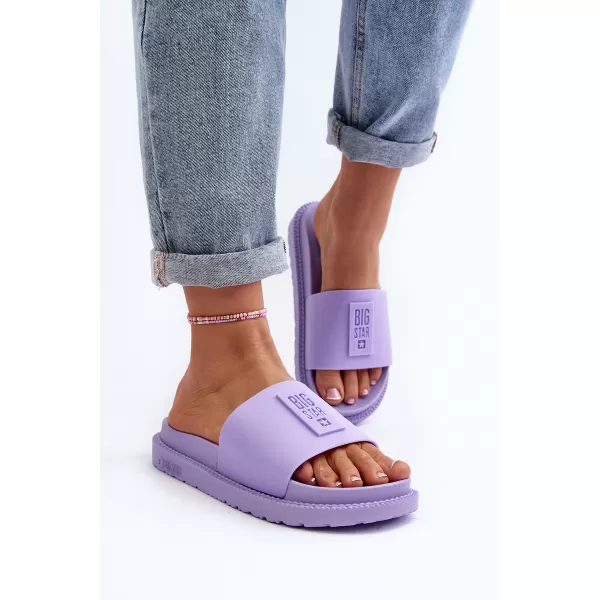  Damenhausschuhe BIG STAR SHOES LL274426 VIOLETT 