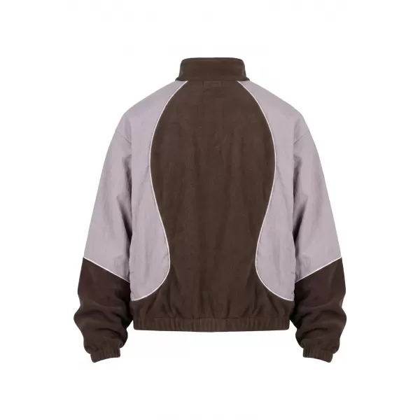  Herren-Trainingsjacke URBAN CLASSICS TB8602-23085 BRAUN/BLASSLILA 