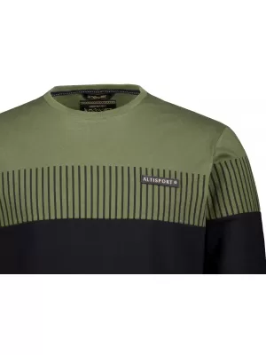 Herren-T-Shirt ALTISPORT IGGY MILITÄR
