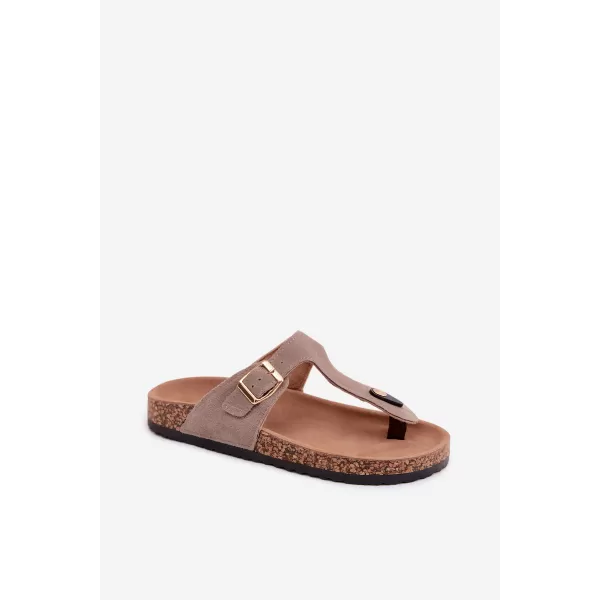  Damen-Flip-Flops BOTO 26SD21-101 BEIGE 
