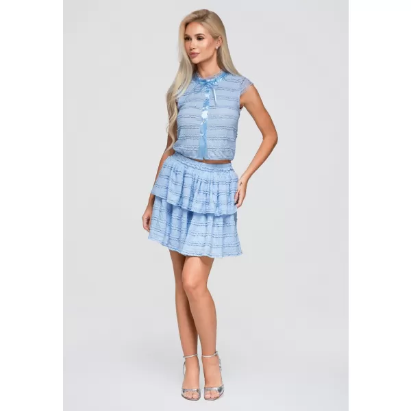  Damenbluse OMBRE OW-TS-E0066 BLAU 
