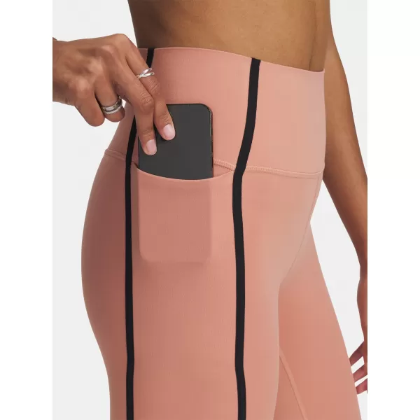  Leggings für Damen UNDER ARMOUR MERIDIAN PIPED ANKLE LEG 6005411-696 ROSA 