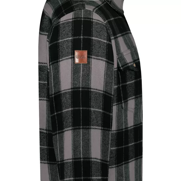  Herren-Flanellhemd NORDBLANC FEN NBSSM8369 GRAU 