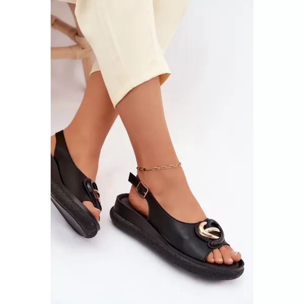  Damensandalen S.BARSKI KV61-6047 SCHWARZ 