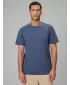 Herren-T-Shirt 4F WAW25TTSHM2401 DENIM
