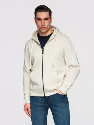 Herren-Sweatshirt OMBRE OM-SSBZ-0272 CREME