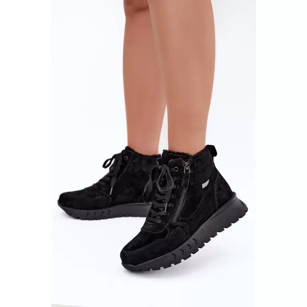 Damenstiefel BOTO 26BT17-651 SCHWARZ 