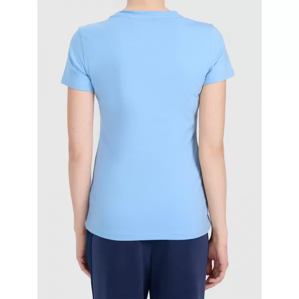  Funktions-T-Shirt für Damen 4F WAW25TFTSF1527 HELLBLAU 