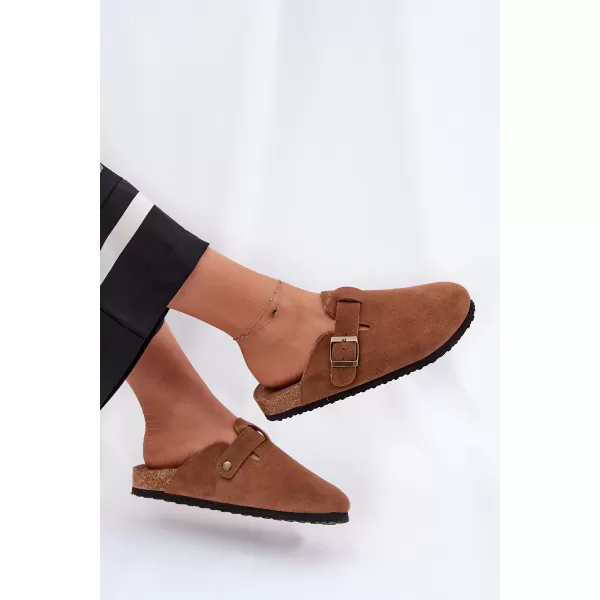  Damenhausschuhe BIG STAR SHOES RR274A387 BRAUN/BEIGE 
