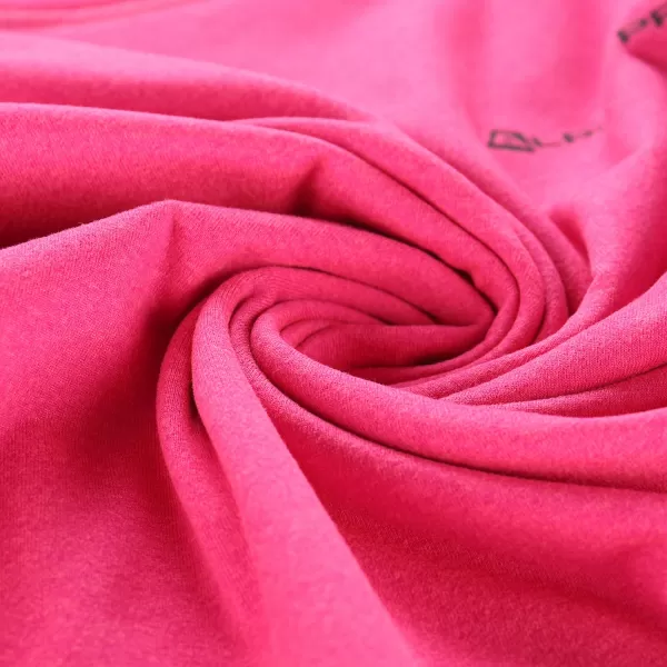  Schnell trocknendes Kinder-T-Shirt ALPINE PRO LOUSO ROSA GLÜHEN 