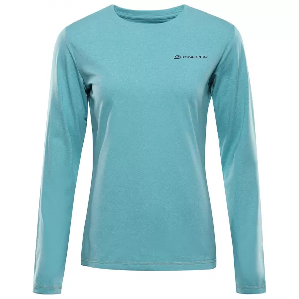  Schnell trocknendes Damen-T-Shirt ALPINE PRO LOUSA AQUA-MEER 