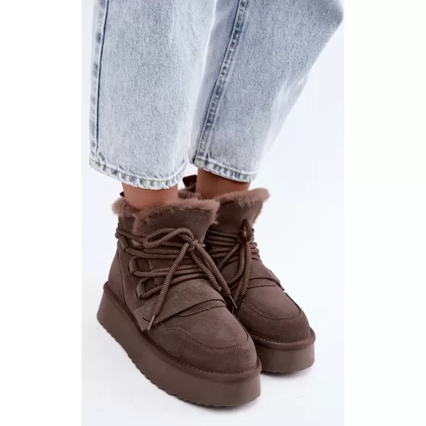  Damenschuhe BIG STAR SHOES UU274315 BRAUNE/BEIGE SCHATTEN 