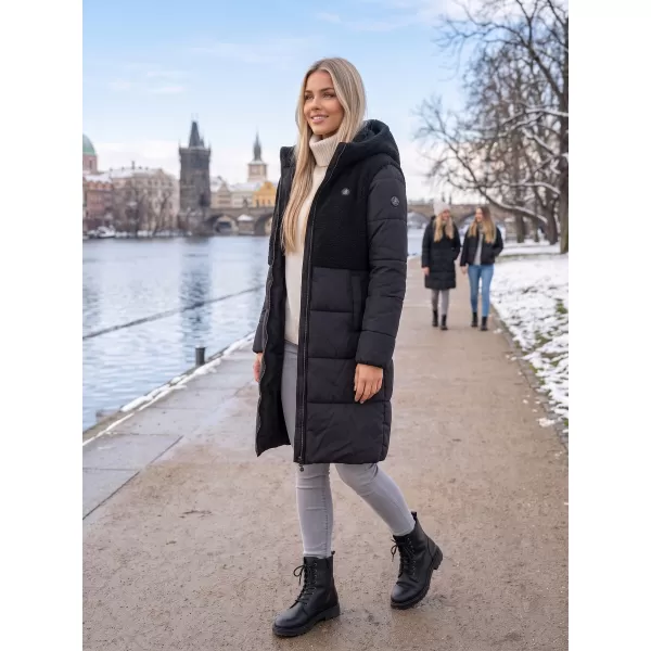  Damenmantel ALTISPORT IZZY SCHWARZ 