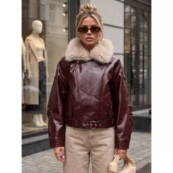  Damenjacke DSTREET TY5707 BURGUND 