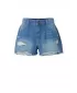 Damen-Shorts URBAN CLASSICS TB8193 HELLBLAU GEWASCHEN