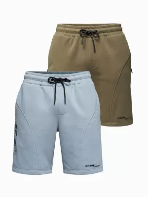 Herren-Shorts OMBRE Z127 HELLBLAU/TÜRKIS