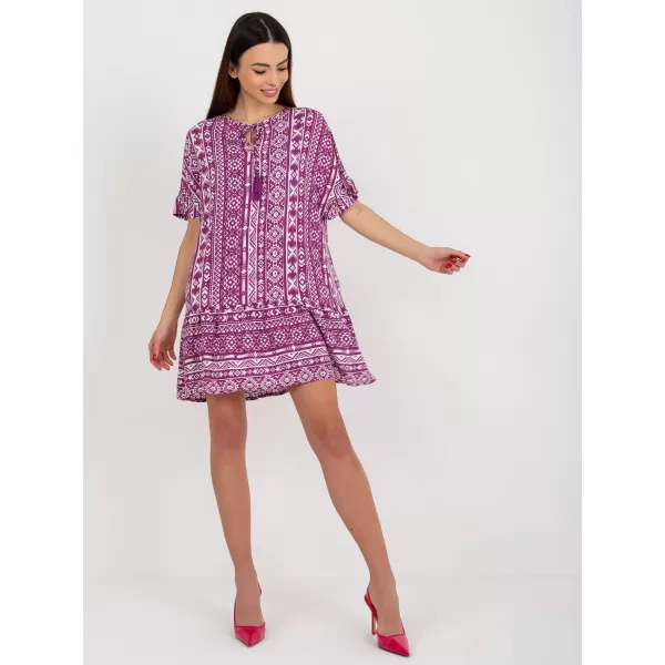  Kleid SUBLEVEL D73771M30306C VIOLETT 