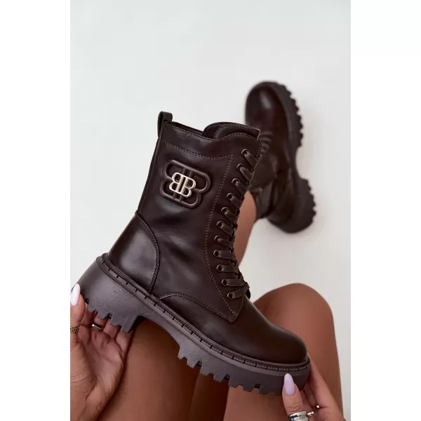  Damenschuhe BOTO QH7735 BRAUN 