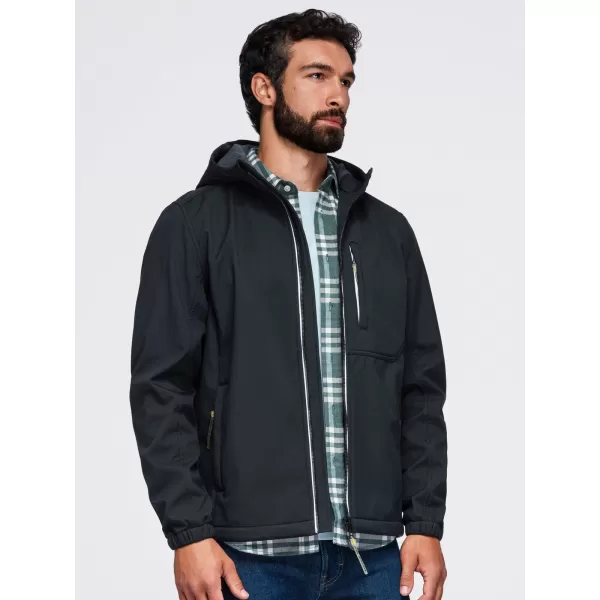  Herren-Softshelljacke OMBRE OM-JANP-0292 SCHWARZ 