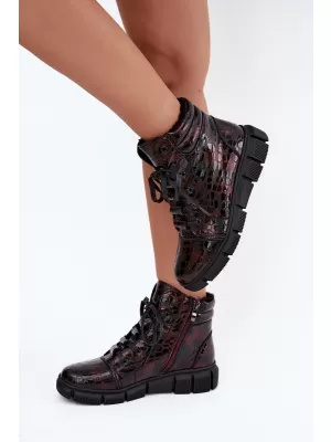 Damenstiefel EVENTO 25BT17-9315 BURGUND