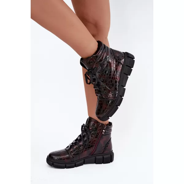  Damenstiefel EVENTO 25BT17-9315 BURGUND 
