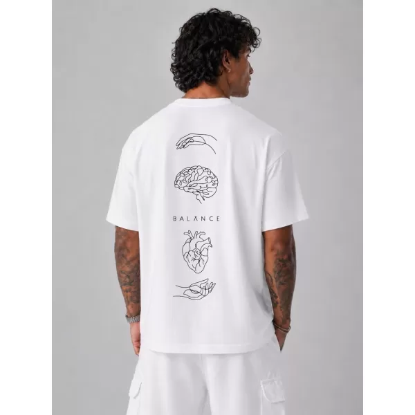  Herren-T-Shirt DSTREET NX4016R-WH-O WEIß 