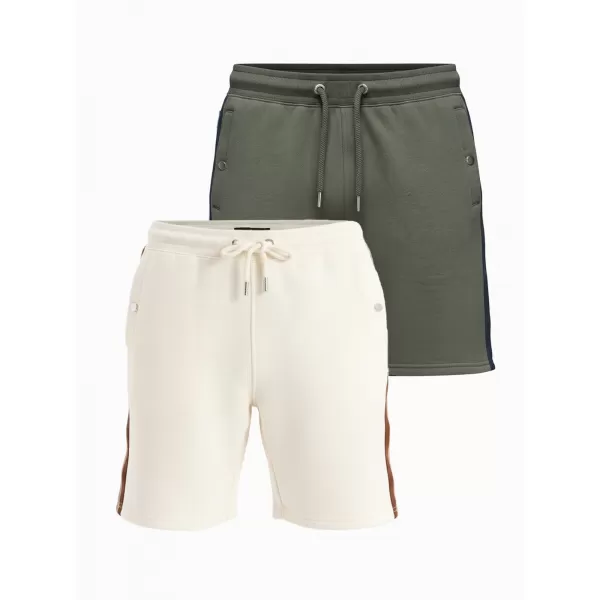  Herren-Shorts OMBRE Z128 CREME/OLIV 