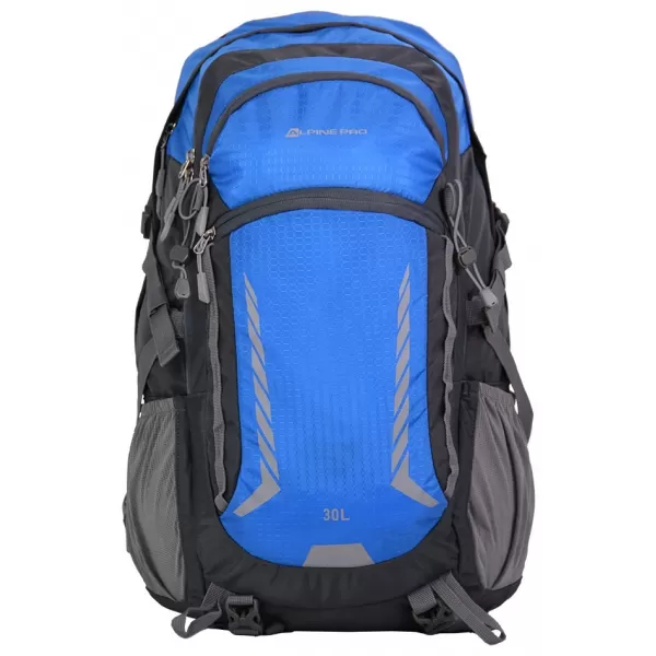  Outdoor-Rucksack ALPINE PRO PERME DUNKLES ECHTES GRAU 