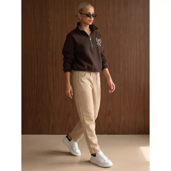  Damen-Sweatshirt DSTREET BY1572 BRAUN 