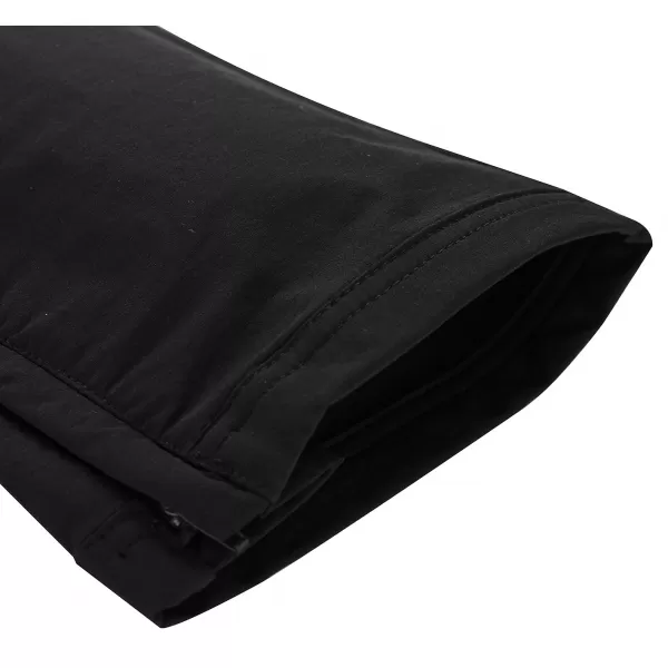  Softshellhose für Damen ALPINE PRO AKANA 3 SCHWARZ 