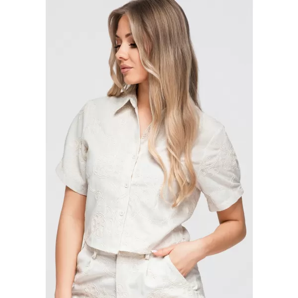  Damenbluse OMBRE OW-SH-E0060 NATURFARBEN 