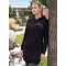 Erweitertes Damen-Sweatshirt ALTISPORT ALW001419 SCHWARZ ROSA