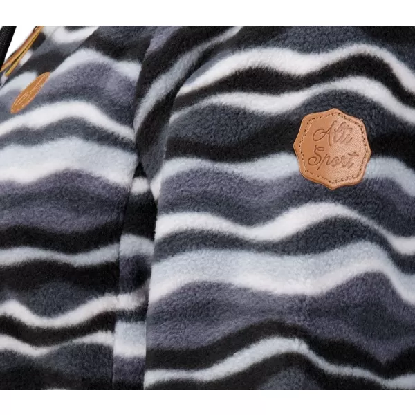  Fleece-Sweatshirt für Damen ALTISPORT ILANI SCHWARZ 