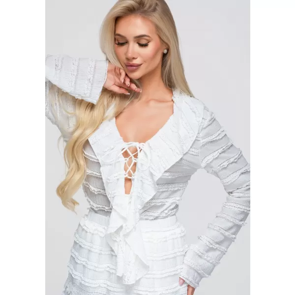  Damenbluse OMBRE OW-TS-E0067 WEIß 