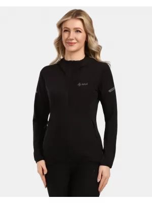 Fleece-Sweatshirt für Damen KILPI MEMPHIS-W 1L0201KI SCHWARZ