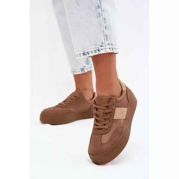  Damen-Sneaker BIG STAR SHOES UU274015 BRAUN/BEIGE 
