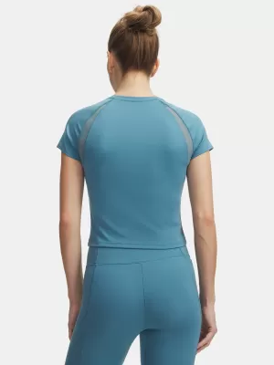 Damen-T-Shirt UNDER ARMOUR MOTION MESH SS 6011045-466 BLAU