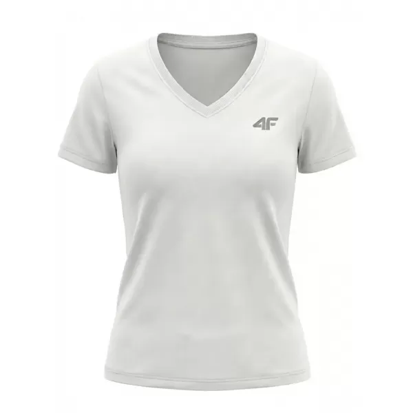  Damen-T-Shirt 4F WMM00TTSHF3307 WEIß 