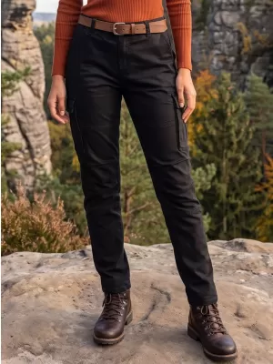 Damen-Jogginghose ALPINE PRO UDESA SCHWARZ